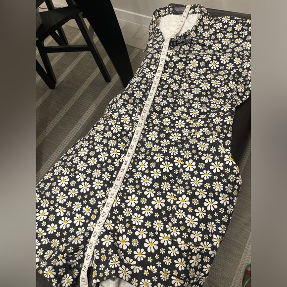 Big Bud Press Shortsleeve romper Jumpsuit Lazy black Daisy Print 4XL - Picture 9 of 11